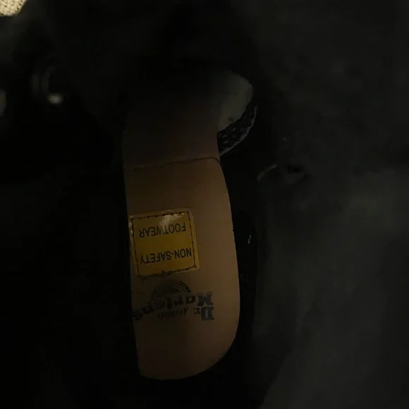 Dr. Martens Black Combat Boots - Picture 2 of 7